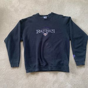 vintage baltimore ravens crewneck